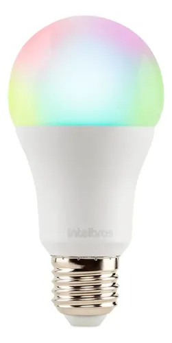 Foto oficial da lâmpada inteligente LED Wi-Fi Intelbras ELW 1001